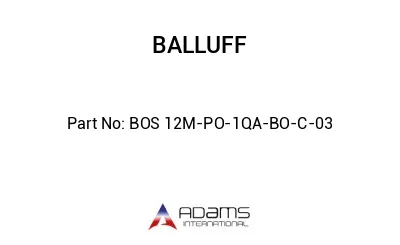 BOS 12M-PO-1QA-BO-C-03									
