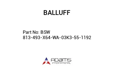 BSW 813-493-X64-WA-03K3-55-1192									