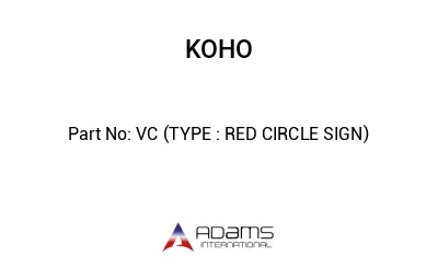 VC (TYPE : RED CIRCLE SIGN)